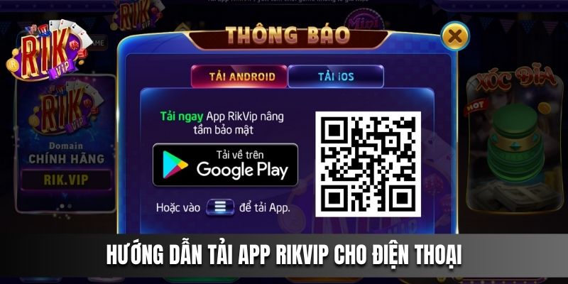 Hướng Dẫn Tải App Rikvip cho điện thoại